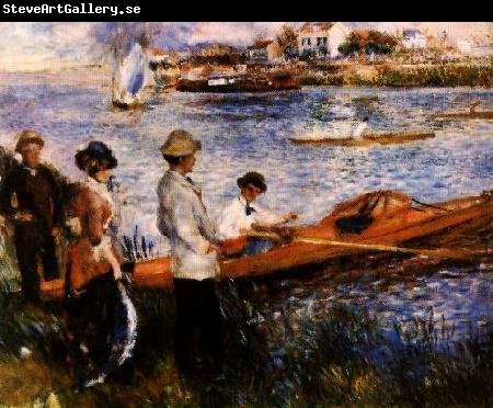 Pierre Renoir Oarsmen at Chatou